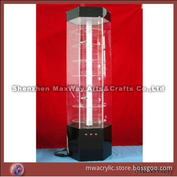High Grade Acrylic Sunglasses Display Cabinet with LED Lignt